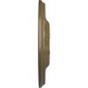 image11 38OD x 3 58ID x 1 18P Leaf Ceiling Medallion Fits Canopies up to 4 34Mississippi Mud Flat Finish
