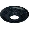 image11 38OD x 3 58ID x 1 18P Leaf Ceiling Medallion Fits Canopies up to 4 34Night Shade Flat Finish