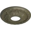 image11 38OD x 3 58ID x 1 18P Leaf Ceiling Medallion Fits Canopies up to 4 34Painted Turtle Flat Finish