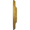 image11 38OD x 3 58ID x 1 18P Leaf Ceiling Medallion Fits Canopies up to 4 34Pharaohs Gold Metallic Series