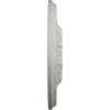 image11 38OD x 3 58ID x 1 18P Leaf Ceiling Medallion Fits Canopies up to 4 34Pot of Cream Flat Finish