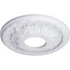 image11 38OD x 3 58ID x 1 18P Leaf Ceiling Medallion Fits Canopies up to 4 34Primed