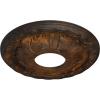 image11 38OD x 3 58ID x 1 18P Leaf Ceiling Medallion Fits Canopies up to 4 34Rust Metallic Series