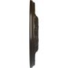 image11 38OD x 3 58ID x 1 18P Leaf Ceiling Medallion Fits Canopies up to 4 34Stone Hearth Flat Finish