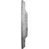 image11 38OD x 3 58ID x 1 18P Leaf Ceiling Medallion Fits Canopies up to 4 34Ultra Pure White Crackle Flat Finish