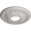 image11 38OD x 3 58ID x 1 18P Leaf Ceiling Medallion Fits Canopies up to 4 34Ultra Pure White Flat Finish