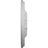 image11 38OD x 3 58ID x 1 18P Leaf Ceiling Medallion Fits Canopies up to 4 34Ultra Pure White Flat Finish