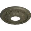 image11 38OD x 3 58ID x 1 18P Leaf Ceiling Medallion Fits Canopies up to 4 34Witch Hazel Flat Finish