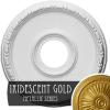 image16 12OD x 3 78ID x 1 12P Medea Ceiling Medallion Fits Canopies up to 5 38Iridescent Gold Metallic Series
