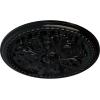 image16 78OD x 1 12P Swindon Ceiling Medallion Fits Canopies up to 2 78Black Pearl Metallic Series