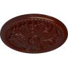 image16 78OD x 1 12P Swindon Ceiling Medallion Fits Canopies up to 2 78Burnished Mahogany Flat Finish