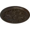 image16 78OD x 1 12P Swindon Ceiling Medallion Fits Canopies up to 2 78Stone Hearth Crackle Flat Finish