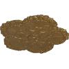 image25 58OD x 1P Shell Ceiling MedallionPale Gold Metallic Series