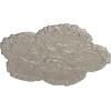 image25 58OD x 1P Shell Ceiling MedallionPearl White Metallic Series