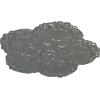 image25 58OD x 1P Shell Ceiling MedallionSilver Metallic Series