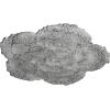 image25 58OD x 1P Shell Ceiling MedallionUltra Pure White Crackle Flat Finish