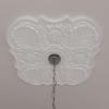 image29OD x 3 58ID x 1 38P Flower Ceiling Medallion Fits Canopies up to 6 14Factory Primed