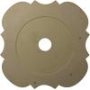 image29OD x 3 58ID x 1 38P Flower Ceiling Medallion Fits Canopies up to 6 14Factory Primed