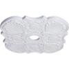image29OD x 3 58ID x 1 38P Flower Ceiling Medallion Fits Canopies up to 6 14Factory Primed