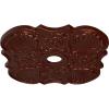 image29OD x 3 58ID x 1 38P Flower Ceiling Medallion Fits Canopies up to 6 14HandPainted Antique Copper