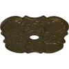 image29OD x 3 58ID x 1 38P Flower Ceiling Medallion Fits Canopies up to 6 14HandPainted Brass