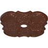 image29OD x 3 58ID x 1 38P Flower Ceiling Medallion Fits Canopies up to 6 14HandPainted Copper Penny