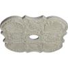 image29OD x 3 58ID x 1 38P Flower Ceiling Medallion Fits Canopies up to 6 14HandPainted Pot of Cream Crackle