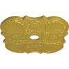 image29OD x 3 58ID x 1 38P Flower Ceiling Medallion Fits Canopies up to 6 14HandPainted Rich Gold