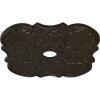 image29OD x 3 58ID x 1 38P Flower Ceiling Medallion Fits Canopies up to 6 14HandPainted Stone Hearth