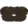 image29OD x 3 58ID x 1 38P Flower Ceiling Medallion Fits Canopies up to 6 14HandPainted Stone Hearth Crackle