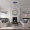 image31OD x 1 12P Durham Ceiling Medallion Fits Canopies up to 4 14HandPainted Americana