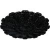 image31OD x 1 12P Durham Ceiling Medallion Fits Canopies up to 4 14HandPainted Black Pearl