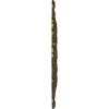 image31OD x 1 12P Durham Ceiling Medallion Fits Canopies up to 4 14HandPainted Brass