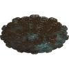 image31OD x 1 12P Durham Ceiling Medallion Fits Canopies up to 4 14HandPainted Bronze Blue Patina