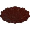 image31OD x 1 12P Durham Ceiling Medallion Fits Canopies up to 4 14HandPainted Brushed Mahogany