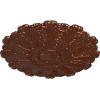 image31OD x 1 12P Durham Ceiling Medallion Fits Canopies up to 4 14HandPainted Copper Penny