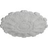 image31OD x 1 12P Durham Ceiling Medallion Fits Canopies up to 4 14HandPainted Frost