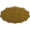 image31OD x 1 12P Durham Ceiling Medallion Fits Canopies up to 4 14HandPainted Gold