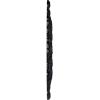 image31OD x 1 12P Durham Ceiling Medallion Fits Canopies up to 4 14HandPainted Jet Black