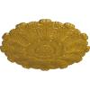 image31OD x 1 12P Durham Ceiling Medallion Fits Canopies up to 4 14HandPainted Pharaohs Gold
