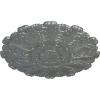 image31OD x 1 12P Durham Ceiling Medallion Fits Canopies up to 4 14HandPainted Platinum