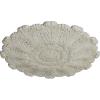 image31OD x 1 12P Durham Ceiling Medallion Fits Canopies up to 4 14HandPainted Pot of Cream Crackle