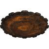 image31OD x 1 12P Durham Ceiling Medallion Fits Canopies up to 4 14HandPainted Rust