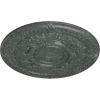 image33 78OD x 1 38P Dauphine Ceiling Medallion Fits Canopies up to 13 14HandPainted Athenian Green Crackle
