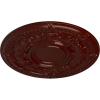 image33 78OD x 1 38P Dauphine Ceiling Medallion Fits Canopies up to 13 14HandPainted Brushed Mahogany