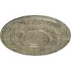 image33 78OD x 1 38P Dauphine Ceiling Medallion Fits Canopies up to 13 14HandPainted Castle Stone Crackle
