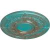 image33 78OD x 1 38P Dauphine Ceiling Medallion Fits Canopies up to 13 14HandPainted Copper Green Patina