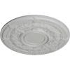 image33 78OD x 1 38P Dauphine Ceiling Medallion Fits Canopies up to 13 14HandPainted Frost