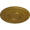 image33 78OD x 1 38P Dauphine Ceiling Medallion Fits Canopies up to 13 14HandPainted Gold