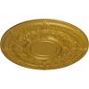 image33 78OD x 1 38P Dauphine Ceiling Medallion Fits Canopies up to 13 14HandPainted Pharaohs Gold